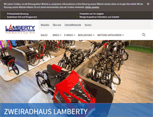 Tablet Screenshot of lamberty.de